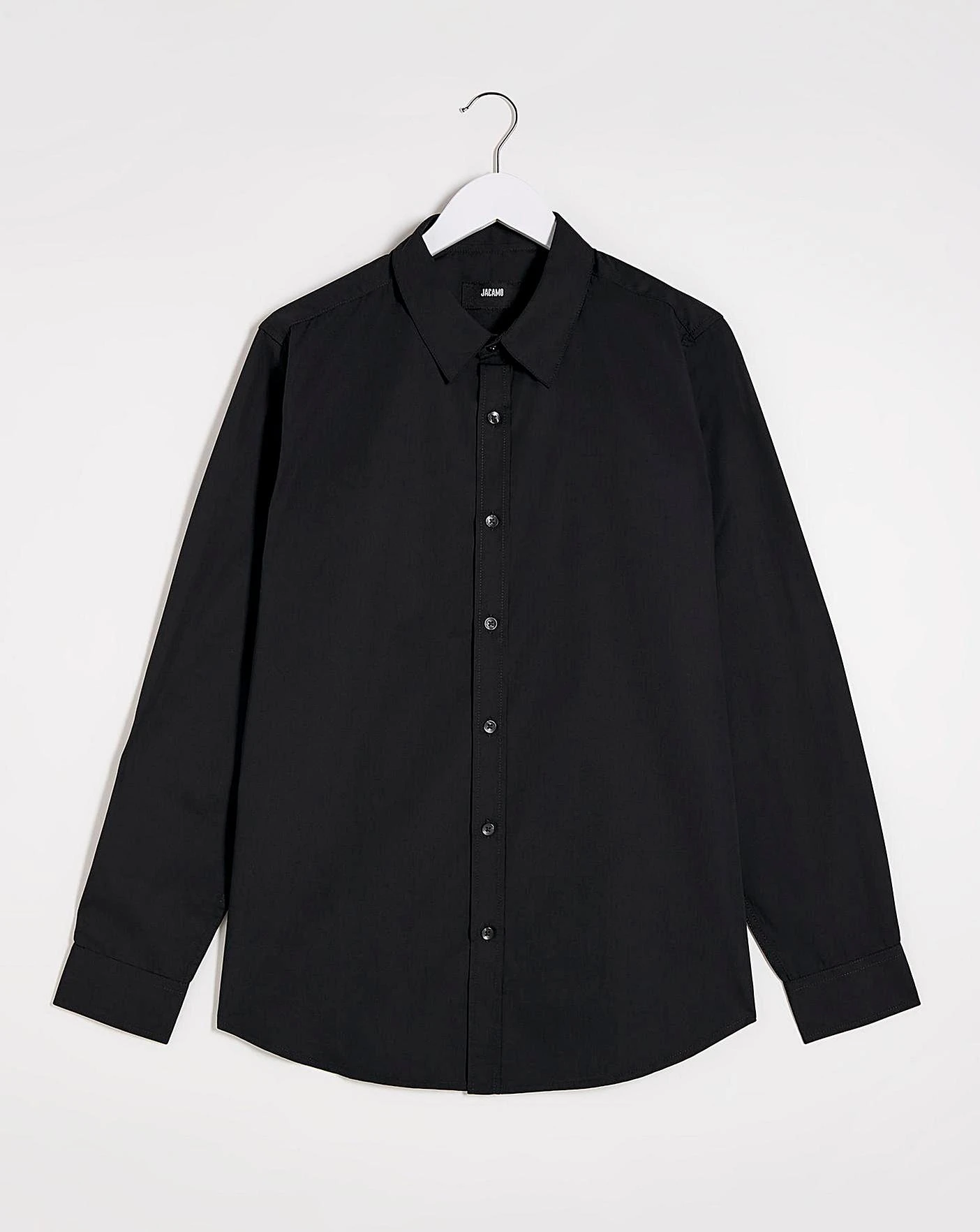Black Long Sleeve Formal Shirt Reg| Black 2 Black Long Sleeve Formal Shirt Reg| Black - Image 2
