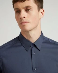 Ted Baker Steel Slim Fit Shirt| Navy -Wear Lusty Sales Store y01rc031684s