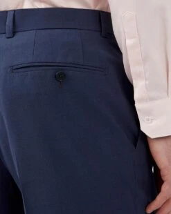 Ted Baker Slim Fit Panama Trouser| Blue -Wear Lusty Sales Store y01rc180681s