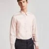 Ted Baker Long Sleeve Slim Fit Shirt| Pale Pink