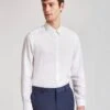 Ted Baker Texture Slim Fit Shirt| White
