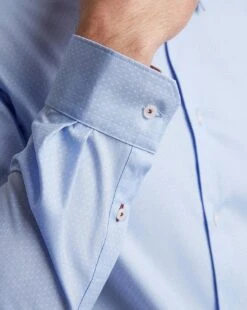Ted Baker Soft Spot Slim Fit Shirt| Blue 6 Ted Baker Soft Spot Slim Fit Shirt| Blue -Wear Lusty Sales Store y01rc705500s