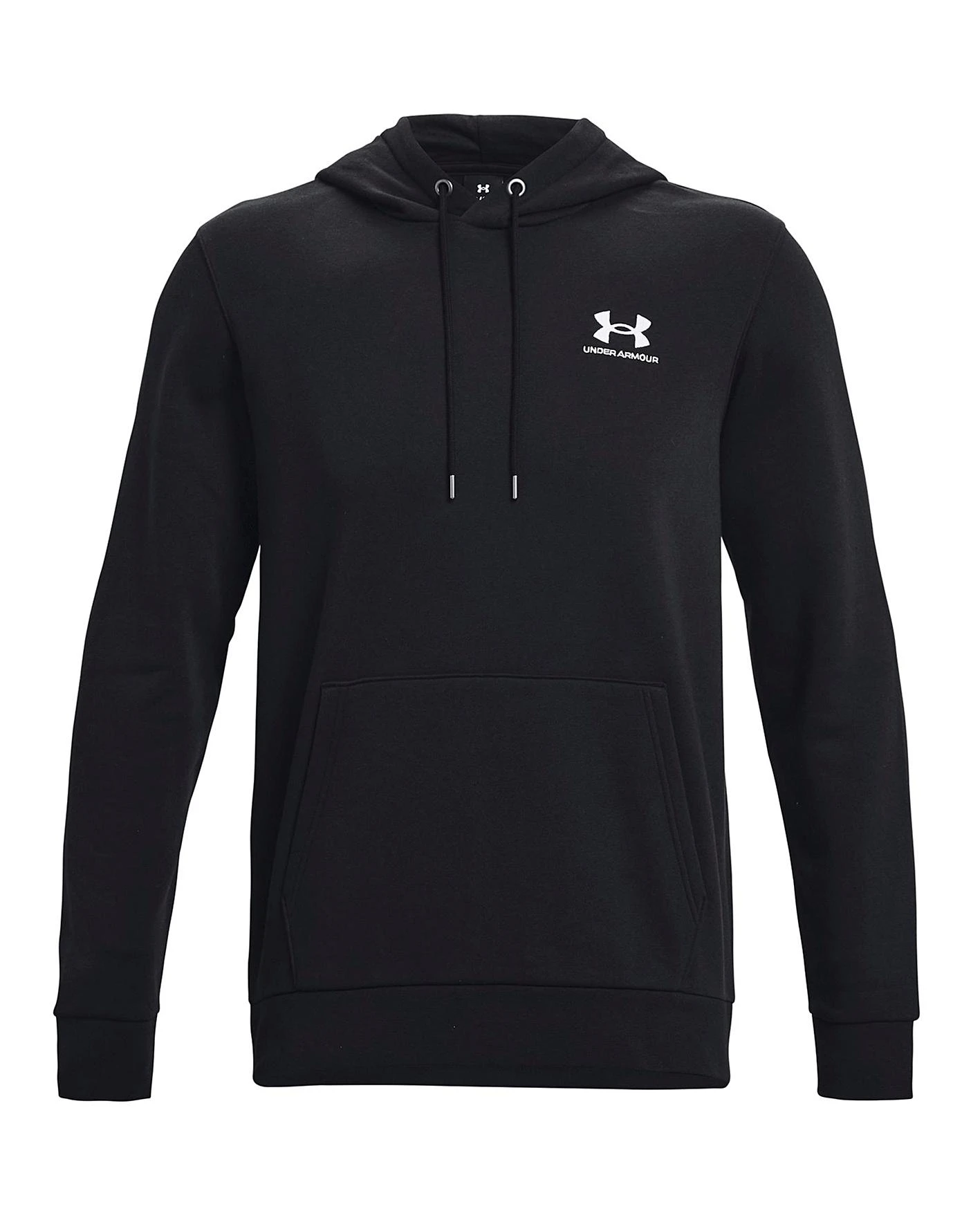 Under Armour Essential Fleece Hoodie| Black 3 Under Armour Essential Fleece Hoodie| Black - Image 3