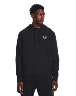 Under Armour Essential Fleece Hoodie| Black