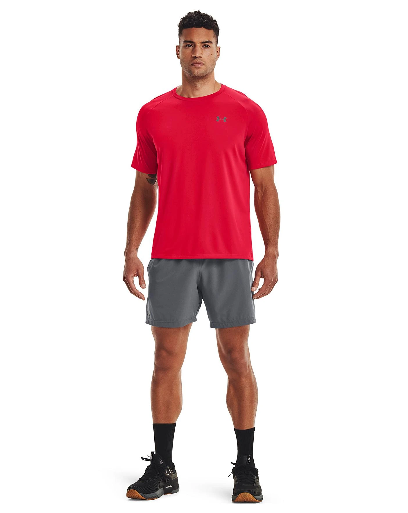 Under Armour Tech 2.0 Short Sleeve Tee| Red 3 Under Armour Tech 2.0 Short Sleeve Tee| Red - Image 3