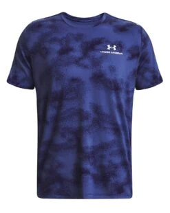 Under Armour Rush Energy Print Short Sleeve Tee| Blue -Wear Lusty Sales Store y01uf231500s