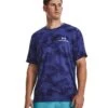 Under Armour Rush Energy Print Short Sleeve Tee| Blue