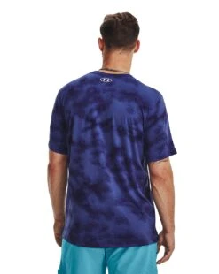 Under Armour Rush Energy Print Short Sleeve Tee| Blue -Wear Lusty Sales Store y01uf231504s