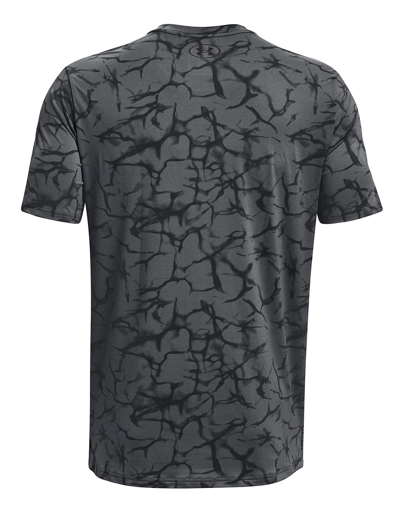 Under Armour Rush Energy Print Short Sleeve Tee| Grey 3 Under Armour Rush Energy Print Short Sleeve Tee| Grey - Image 3