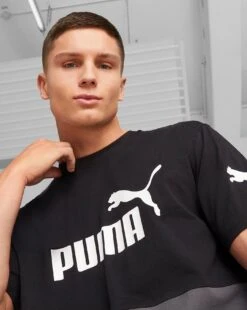 PUMA Power Colourblock Tee| Black 10 PUMA Power Colourblock Tee| Black -Wear Lusty Sales Store y01uf524505s