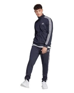 Adidas 3-Stripes Tricot Tracksuit| Navy/White