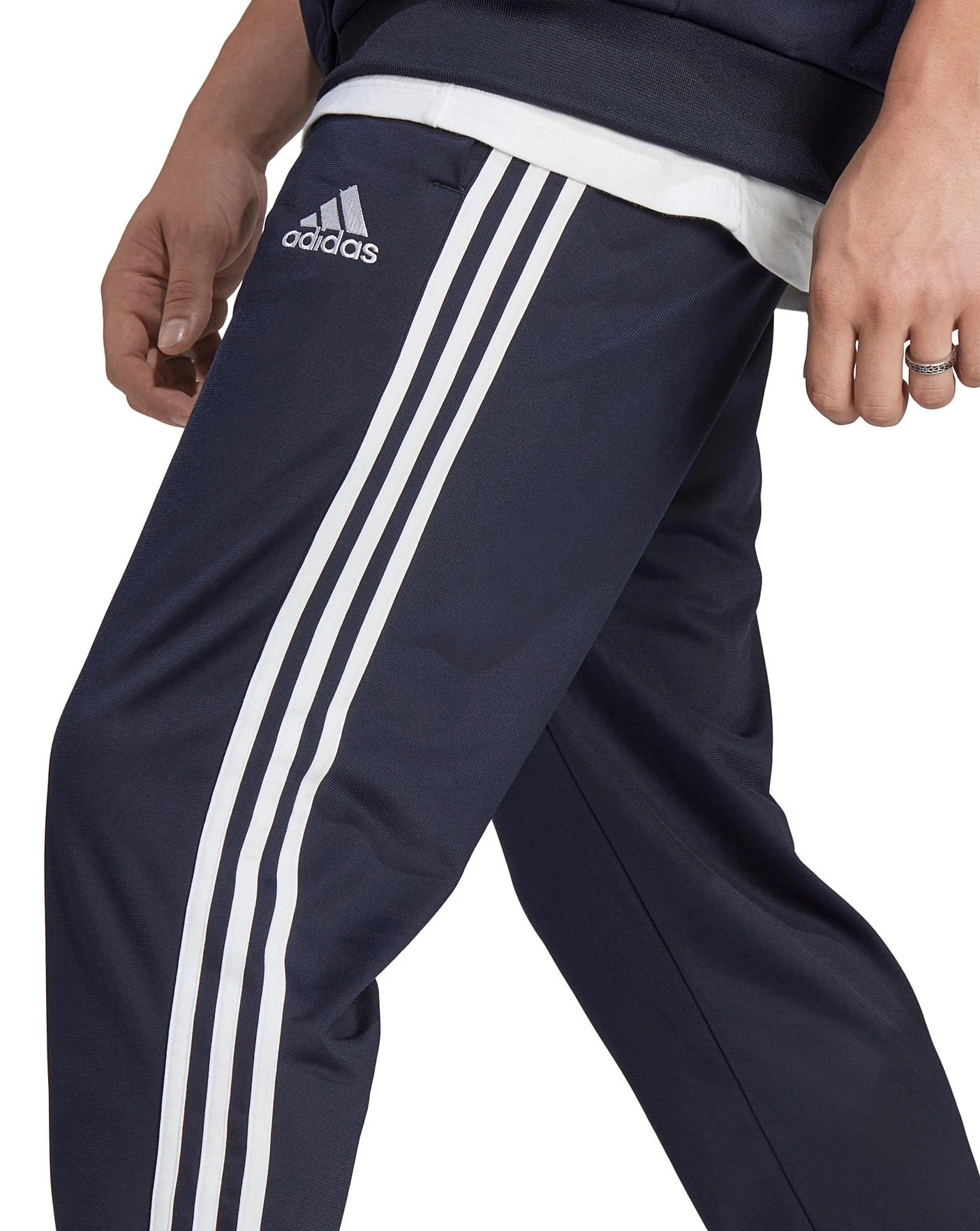Adidas 3-Stripes Tricot Tracksuit| Navy/White 4 Adidas 3-Stripes Tricot Tracksuit| Navy/White - Image 4