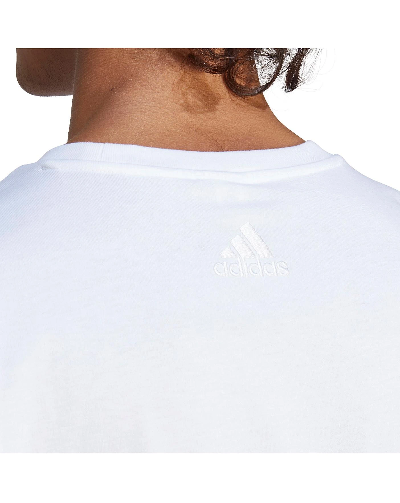 Adidas 3-Stripes T-shirt| White 2 Adidas 3-Stripes T-shirt| White - Image 2