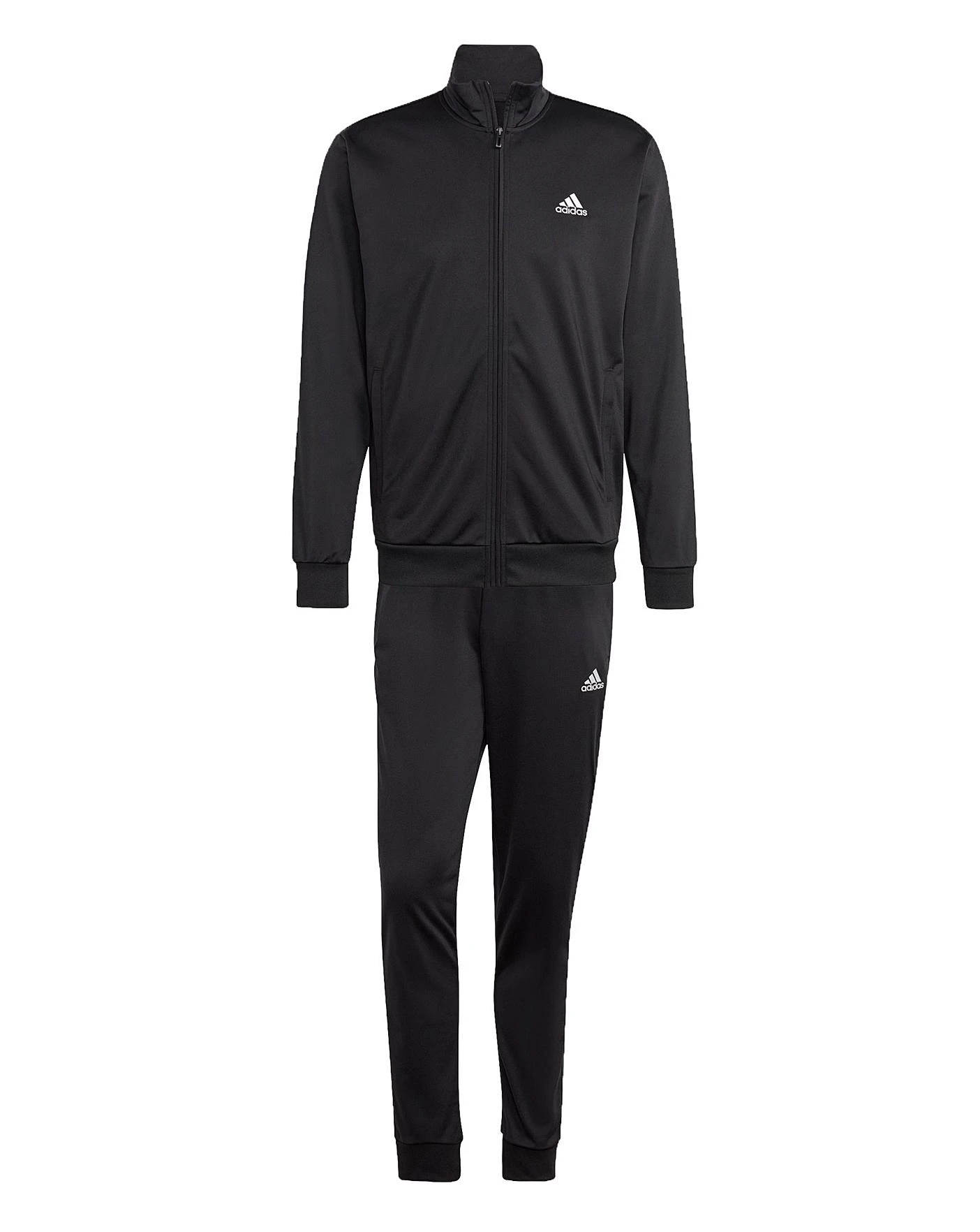 Adidas Linear Logo Tricot Tracksuit| Black/White 7 Adidas Linear Logo Tricot Tracksuit| Black/White - Image 7