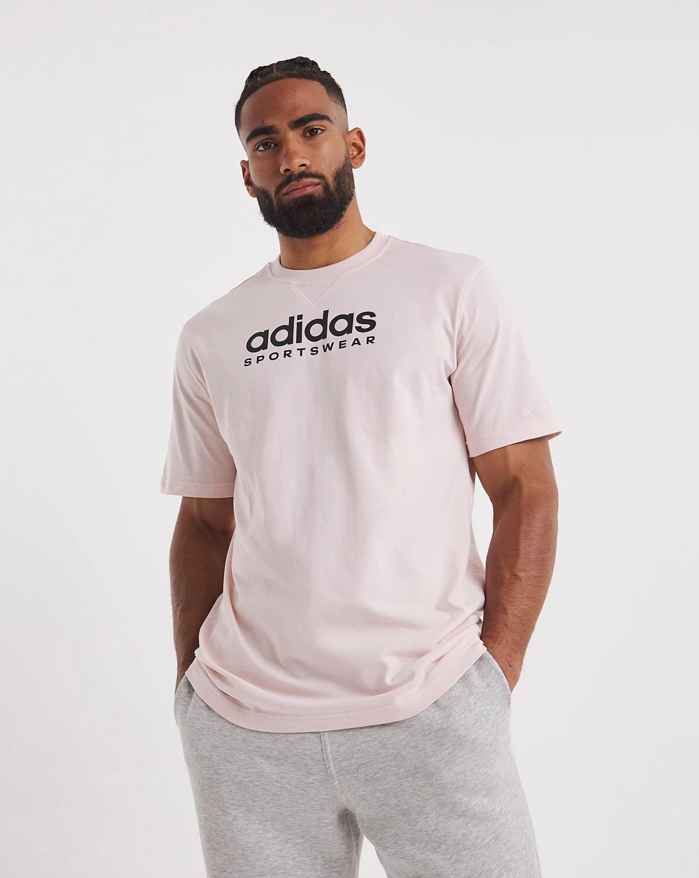 Adidas All SZN Graphic T-Shirt| Pink 1 Adidas All SZN Graphic T-Shirt| Pink
