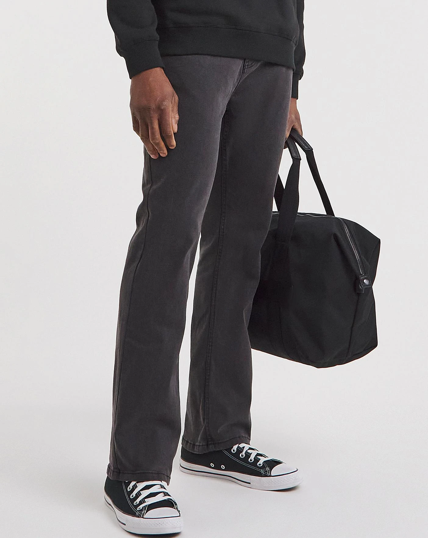 Blackwash Bootcut Fit Stretch Jeans| Blackwash 1 Blackwash Bootcut Fit Stretch Jeans| Blackwash