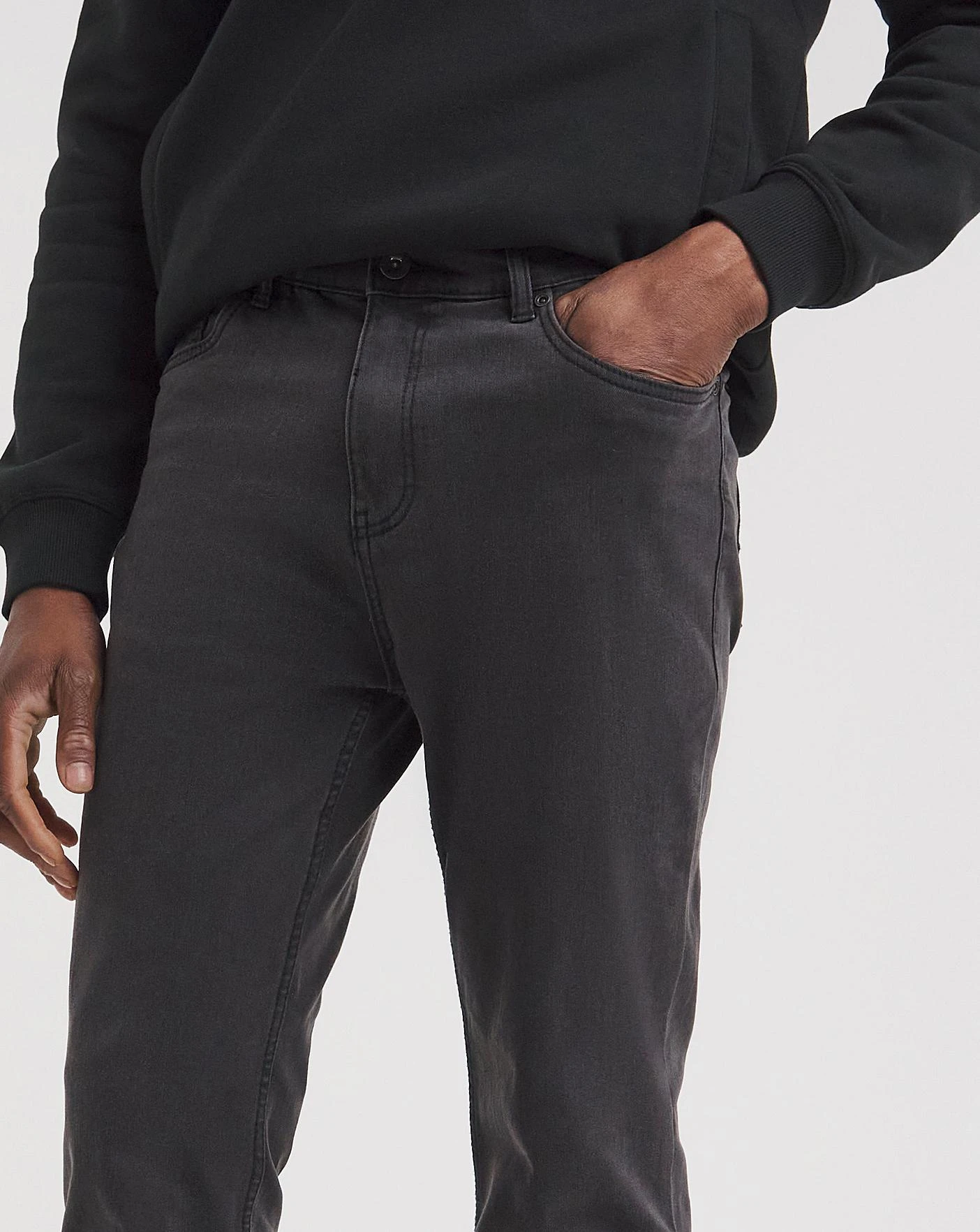 Blackwash Bootcut Fit Stretch Jeans| Blackwash 2 Blackwash Bootcut Fit Stretch Jeans| Blackwash - Image 2