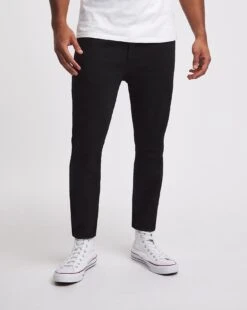 Black Skinny Fit Stretch Jeans| Black
