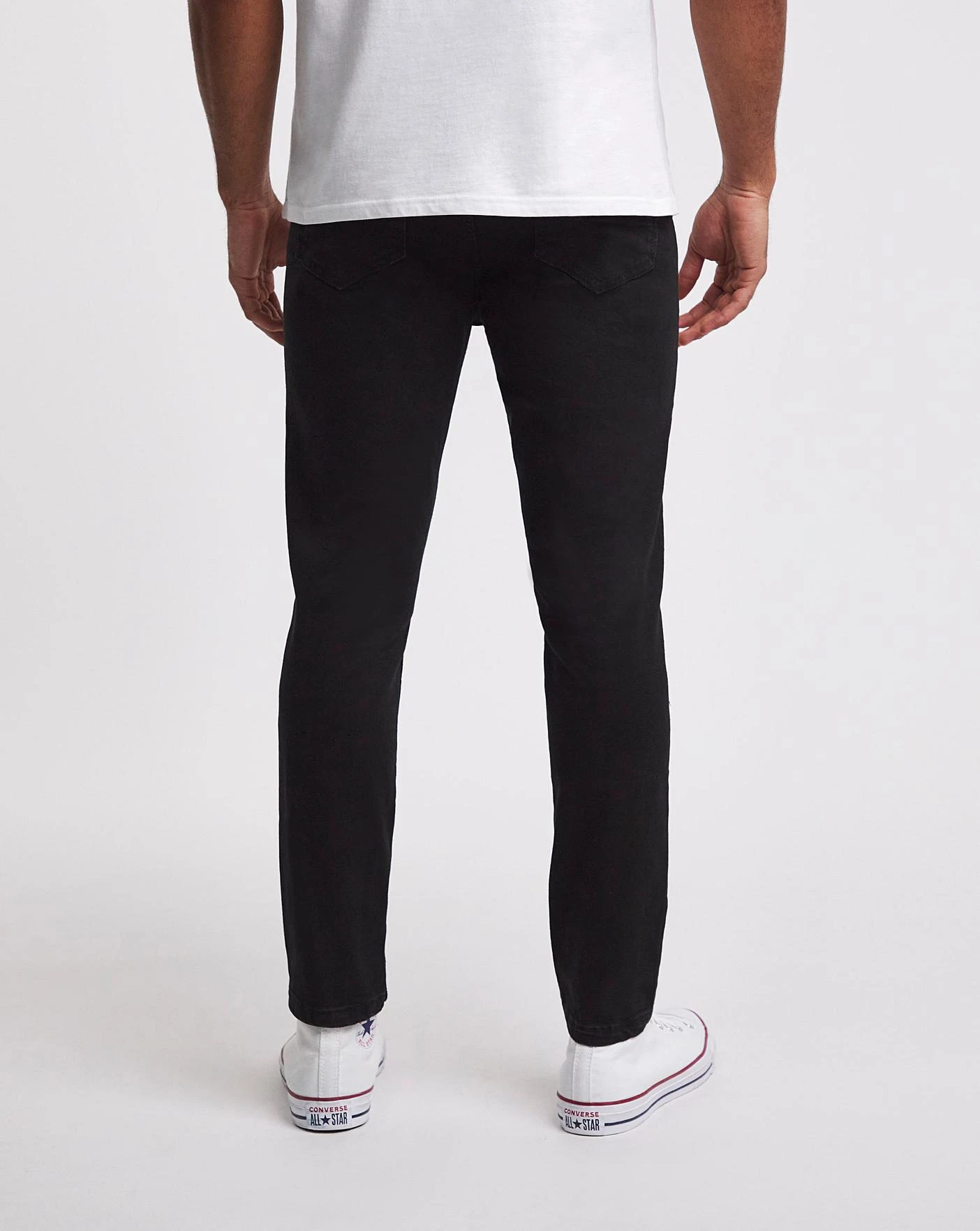 Black Skinny Fit Stretch Jeans| Black 3 Black Skinny Fit Stretch Jeans| Black - Image 3