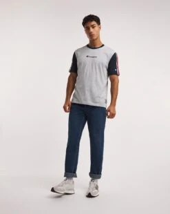 Champion Crewneck T-Shirt| Grey -Wear Lusty Sales Store y08cp750706w