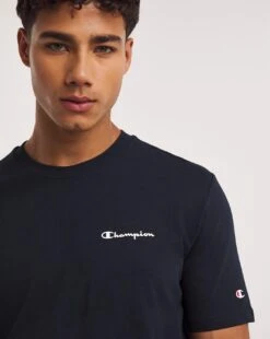 Champion Crewneck T-Shirt| Navy -Wear Lusty Sales Store y08cp795705w