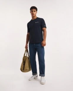 Champion Crewneck T-Shirt| Navy -Wear Lusty Sales Store y08cp795707w