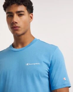 Champion Crewneck T-Shirt| Blue -Wear Lusty Sales Store y08cp804706w
