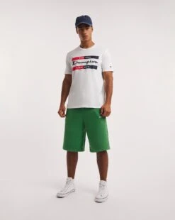 Champion Crewneck T-Shirt| White -Wear Lusty Sales Store y08cp823706w