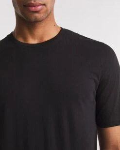 Crew Neck T-shirt Extra Long| Black -Wear Lusty Sales Store y08cr516706w