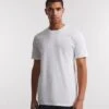 Crew Neck T-shirt Extra Long| White