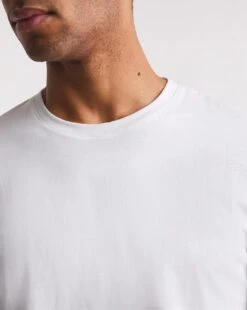 Crew Neck T-shirt Extra Long| White -Wear Lusty Sales Store y08cr526708w