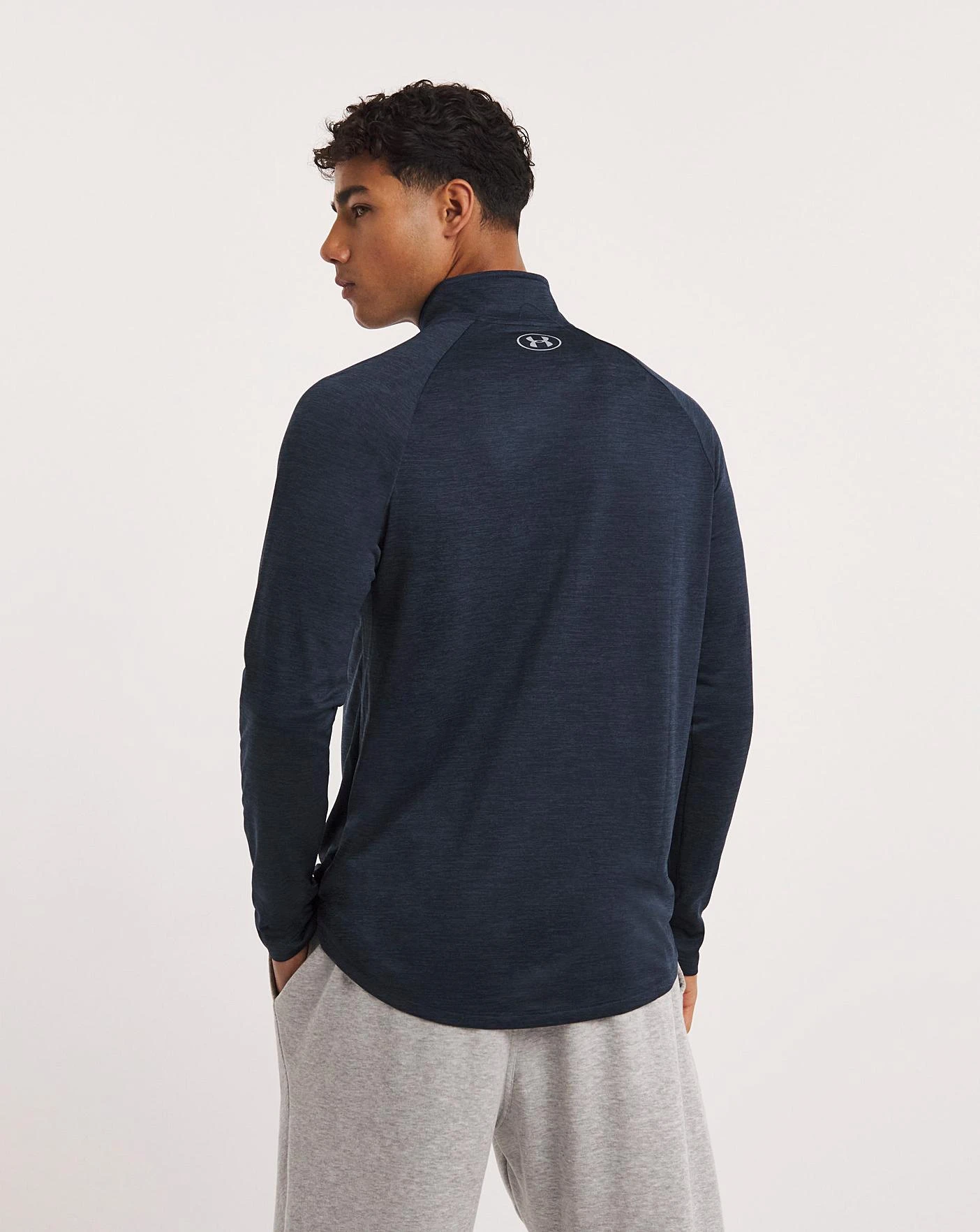 Under Armour Tech 1/2 Zip Top| Navy 2 Under Armour Tech 1/2 Zip Top| Navy - Image 2