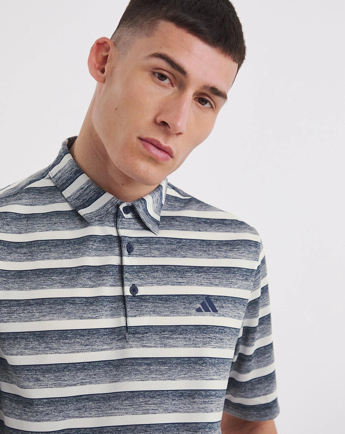 Adidas Golf Polo Shirt| Navy/White 4 Adidas Golf Polo Shirt| Navy/White - Image 4