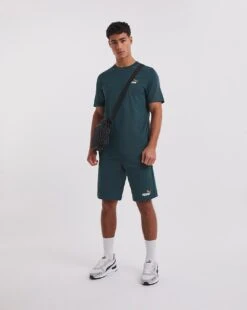 PUMA Essentials Plus Logo Tee| Blue -Wear Lusty Sales Store y08gp276707w