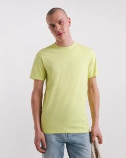 Crew Neck Pop Colour T-shirt| Lime