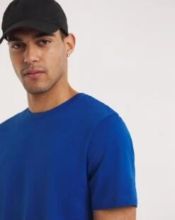 Crew Neck Pop Colour T-shirt| Colbalt Blue -Wear Lusty Sales Store y08gw562707w