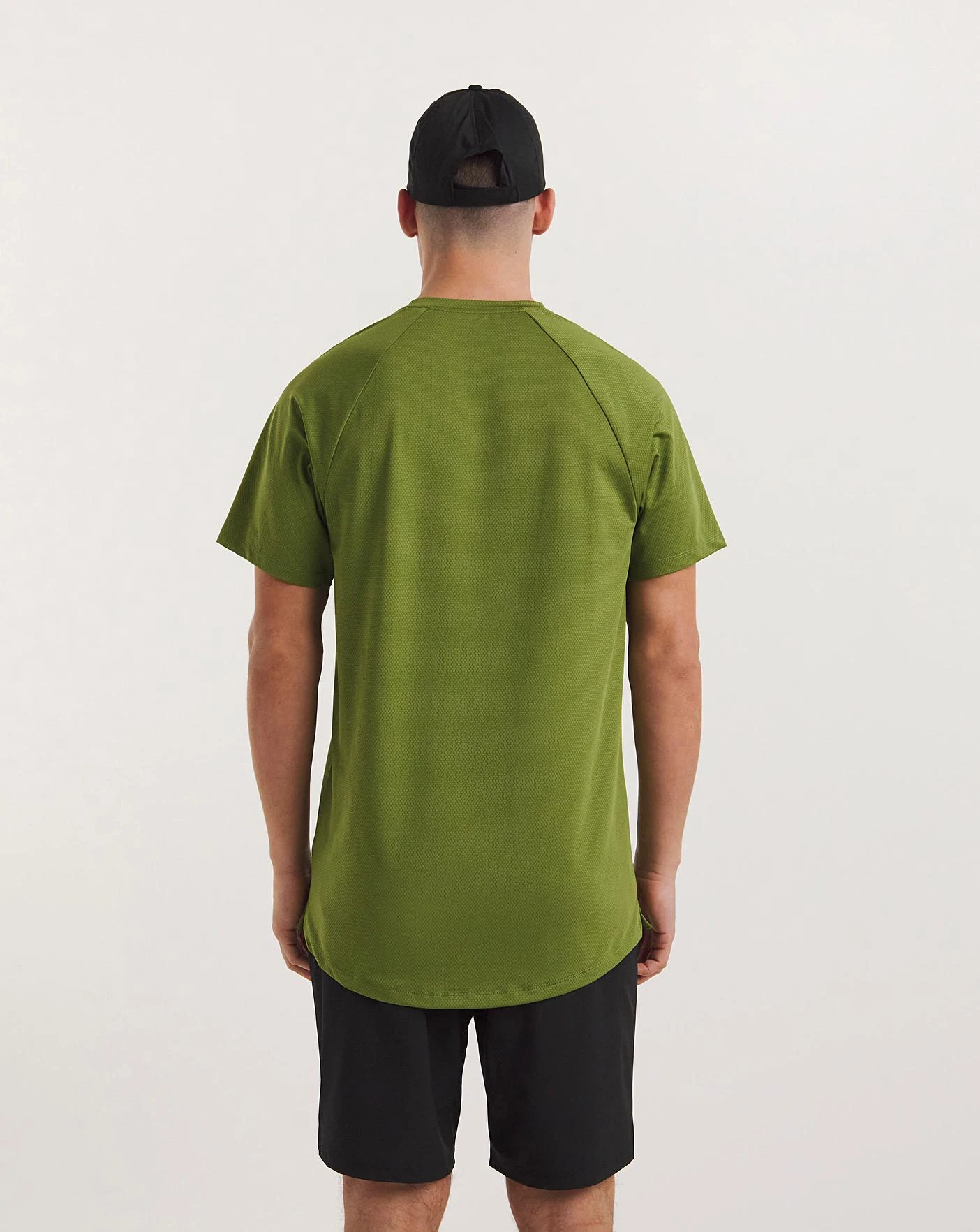 Jacamo Active Textured Training Tee L| Green 4 Jacamo Active Textured Training Tee L| Green - Image 4