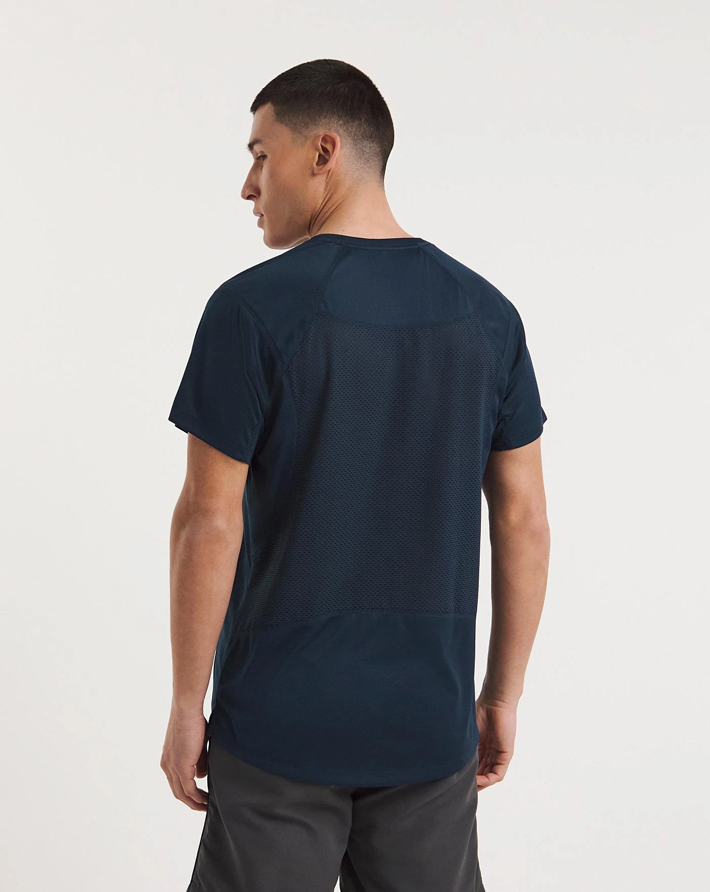 Mesh Training T-Shirt Reg| Blue 2 Mesh Training T-Shirt Reg| Blue - Image 2