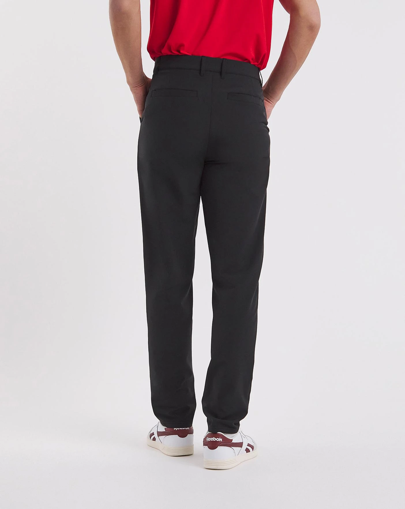 Jacamo Active Golf Stretch Chino Trousers| Black 4 Jacamo Active Golf Stretch Chino Trousers| Black - Image 4