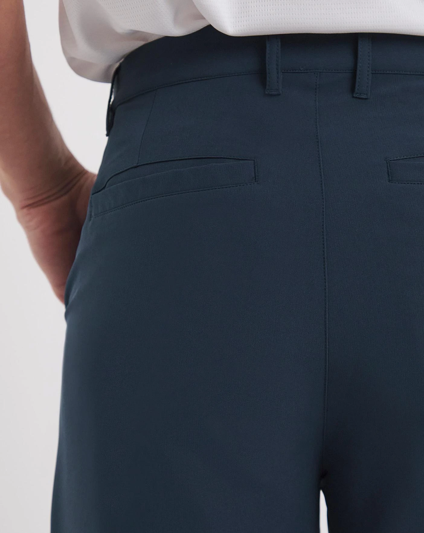 Jacamo Active Golf Stretch Chino Trousers| Navy 4 Jacamo Active Golf Stretch Chino Trousers| Navy - Image 4