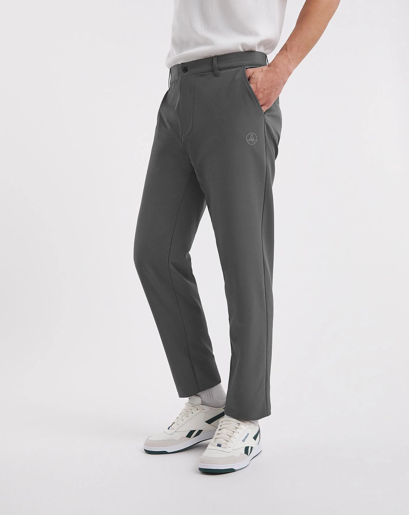 Jacamo Active Golf Stretch Chino Trousers| Grey 5 Jacamo Active Golf Stretch Chino Trousers| Grey - Image 5