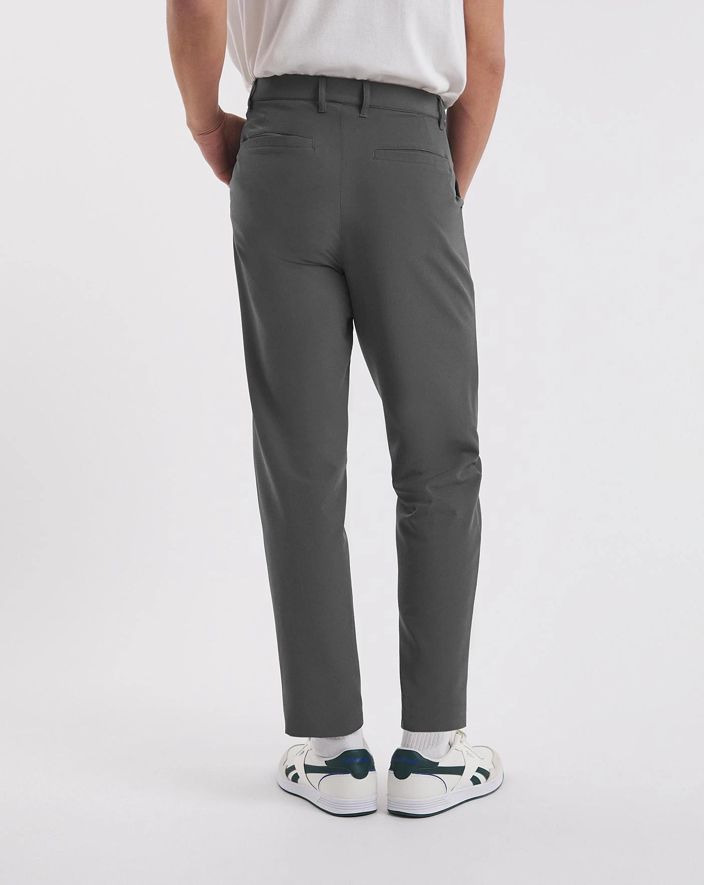 Jacamo Active Golf Stretch Chino Trousers| Grey 3 Jacamo Active Golf Stretch Chino Trousers| Grey - Image 3