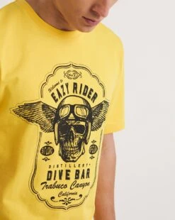 Skull Graphic T-shirt| Yellow 5 Skull Graphic T-shirt| Yellow -Wear Lusty Sales Store y08hi858728w