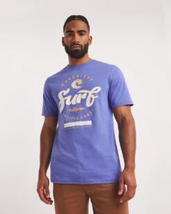 Cali Surf Graphic T-shirt| Purple