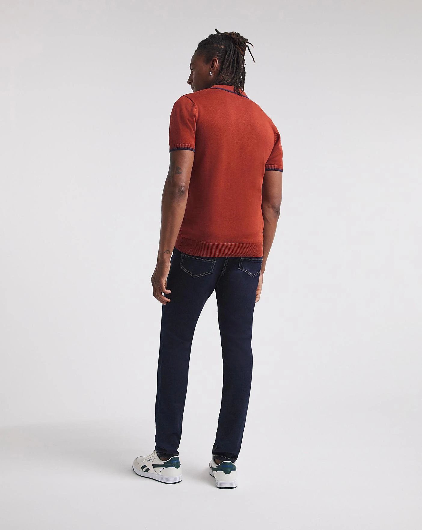 Burgundy Cable Knitted Polo| Burgundy 3 Burgundy Cable Knitted Polo| Burgundy - Image 3