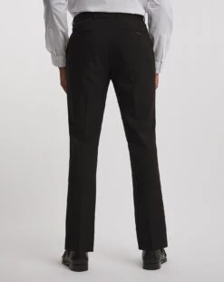 Regular Fit Pleat Front Stretch Formal Trouser| Black -Wear Lusty Sales Store y08mc617746w