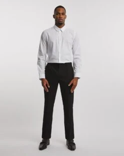 Regular Fit Pleat Front Stretch Formal Trouser| Black -Wear Lusty Sales Store y08mc617747w