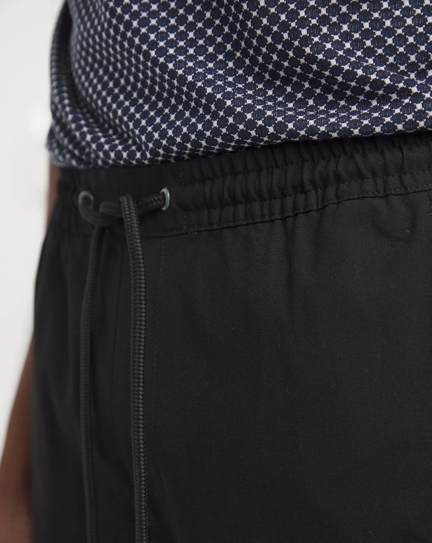 Black Elasticated Jogger Trouser| Black 6 Black Elasticated Jogger Trouser| Black - Image 6