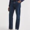 Darkwash Loose Fit Stretch Jeans| Dark Wash