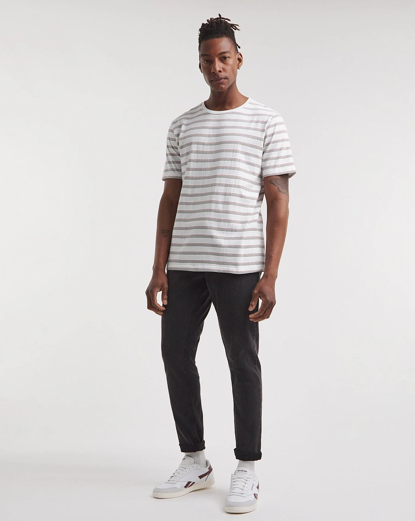 Blackwash Tapered Fit Stretch Jeans| Blackwash 3 Blackwash Tapered Fit Stretch Jeans| Blackwash - Image 3